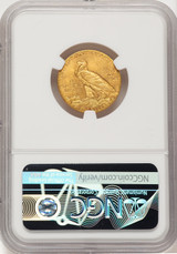 1908 $5 Indian Indian Half Eagle NGC MS64 (780368064)