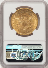 1861 $20 Liberty Double Eagle NGC AU55 (177381005)