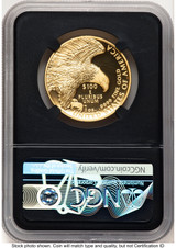 2019-W G$100 American Liberty High Relief Enhanced 2021 US Mint Auction Miles Standish NGC MS70