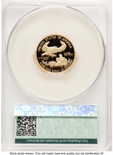 2017-W Proof Gold Eagle 1/4 oz First Delivery CACG PR70