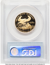 1993-P Proof Gold Eagle 1/2 oz Blue Label PCGS PR70