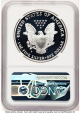 1998-P Proof Silver Eagle 1 oz Brown Label NGC PF70