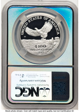 2000-W Proof Platinum Eagle 1 oz Vault Box Series X Silver Core NGC PF70