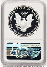 2017-W Proof Silver Eagle 1 oz Brown Label NGC PF70