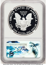 2017-W Proof Silver Eagle 1 oz John Denver ANA 2017 Label NGC PF70 Mercanti