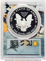 2017-W Proof Silver Eagle 1 oz WP Mint Hoard Struck at West Point Picture Frame PCGS PR70