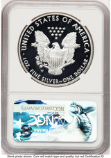 2017-W Proof Silver Eagle 1 oz FDI John NGC PF70 Mercanti