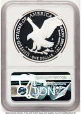 2022-S Proof Silver Eagle 1 oz AR Michael Gaudioso US Mint Engraver Series NGC PF70
