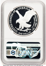 2023-W Proof Silver Eagle Congratulations Set 1 oz FDI Kenneth Bressett Red Book NGC PF70