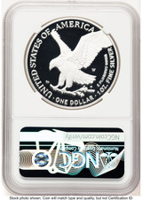 2023-W Proof Silver Eagle Congratulations Set 1 oz ER Kenneth Bressett Red Book NGC PF70