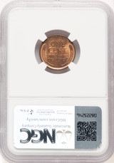 1914-D 1C RB Lincoln Cent NGC MS66