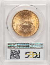 1899 $20 CAC Blue Gradient Liberty Double Eagle PCGS MS64+