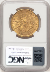 1855 $20 Liberty Double Eagle NGC AU55 (522527006)
