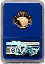 2022-W Proof Gold Eagle 1/4 oz FDR Jennie Blue Core NGC PF70 Norris