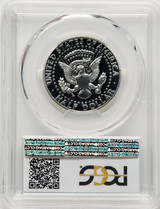 1964 50C Accented Hair CA Blue Gradient Proof Kennedy Half Dollar PCGS PR68