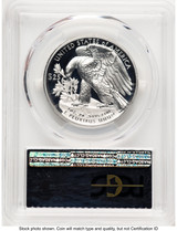 2021-W Palladium Eagle 1 oz FDI Silver Foil PCGS PR70 (777223070)