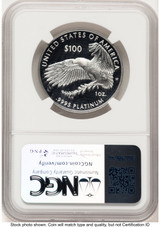 2025-W Proof Platinum Eagle 1 oz AR Donna Weaver NGC PF70