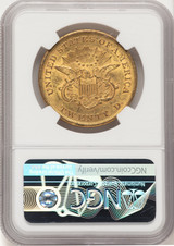 1852 $20 Liberty Double Eagle NGC AU53 (506391039)