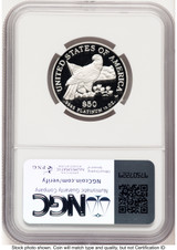 2003-W Proof Platinum Eagle 1/2 oz Mike Castle NGC PF70