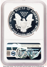 1988-S Proof Silver Eagle 1 oz Brown Label NGC PF70 (752100145)