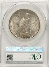 1927-D Peace Dollar CACG MS64