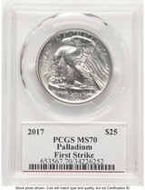 2017 Palladium Eagle 1 oz FS PCGS MS70 Ed Moy
