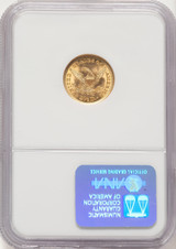 1901 $2.50 CAC Liberty Quarter Eagle NGC MS65