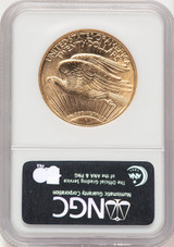 1923 $20 CAC Saint-Gaudens Double Eagle NGC MS63