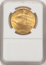 1927 $20 CAC Saint-Gaudens Double Eagle NGC MS63