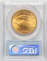 1927 $20 CAC Saint-Gaudens Double Eagle PCGS MS65