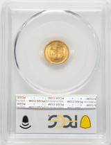 1903 G$1 JEFF Blue Gradient Commemorative Gold PCGS MS67