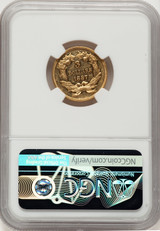 1887 $3 Brown Label Proof Three Dollar Gold Pieces NGC PR61