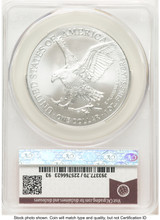 2025 Silver Eagle (Privy Mark) First Day of Delivery John Feigenbaum Red Book CACG MS70
