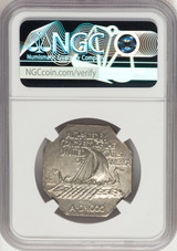 1925 Medal Norse Thick Planchet Commemorative Silver NGC MS65