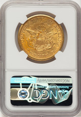 1865-S $20 Liberty Double Eagle NGC AU53
