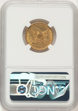 1861 $5 Liberty Half Eagle NGC AU53