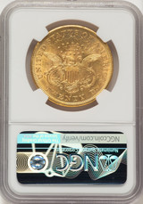 1868-S $20 Liberty Double Eagle NGC AU55