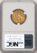 1909 $5 Indian Half Eagle NGC MS64