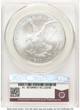 2025 Silver Eagle (Privy Mark) First Day of Delivery Red Book CACG MS70