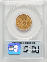 1857 $5 Liberty Half Eagle PCGS XF45