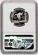 1999-W Proof Platinum Eagle 1/2 oz Mike Castle NGC PF70