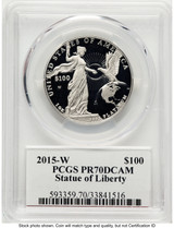 2015-W Proof Platinum Eagle 1 oz PCGS PR70 Ed Moy