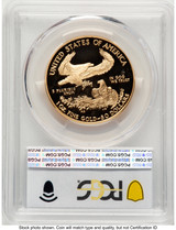 2007-W Proof Gold Eagle 1 oz Blue Gradient PCGS PR70