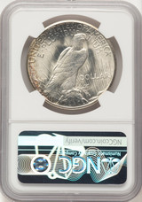 1922-S Peace Dollar NGC MS66