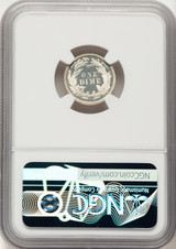 1891 10C CA Proof Seated Dime NGC PR66