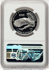 2023-W Proof Platinum Eagle 1 oz ER Premier Select Series NGC PF70