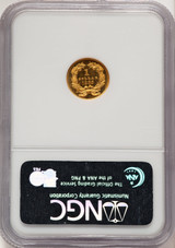 1885 G$1 CA Proof Gold Dollar NGC PR66