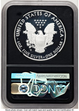 2021-W TY1 Proof Silver Eagle Congratulations Set 1 oz FDI John NGC PF70 Mercanti
