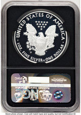 2016-W Proof Silver Eagle 1 oz FDI Elizabeth Jones NGC PF70