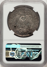 1795 Flowing Hair Silver Plug Early Dollar NGC AU55